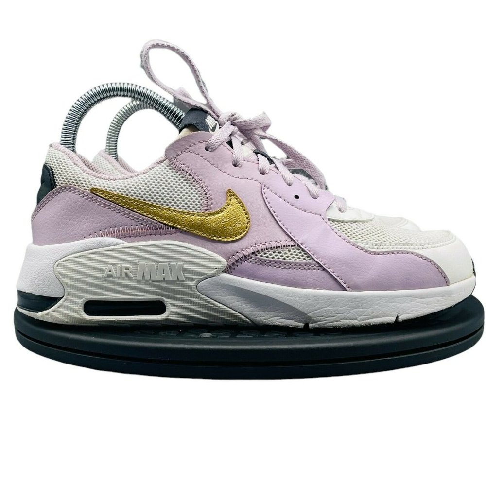Nike Air Max Excee Low Top Shoes Lilac Lace Up Sneaker Girls Youth 5 CD6894-102